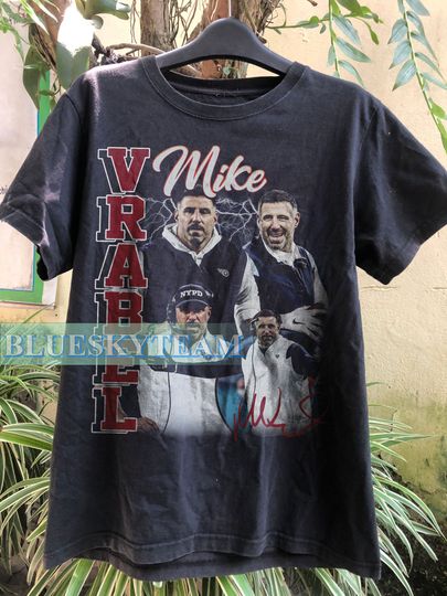 Vintage 90s Graphic Style Mike Vrabel  T-Shirt, Style Mike shirt