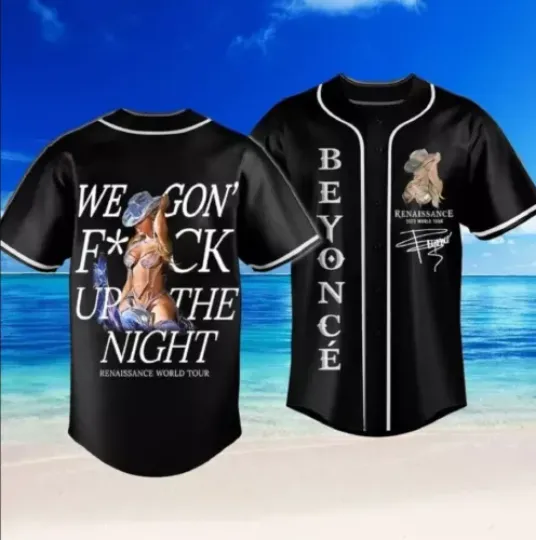 Beyonce Baseball Jersey Shirt, Beyonce 3D All Over Print Shirt