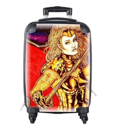 Thena Suitcase Angelina Jolie Cabin Travelling Eternals Super Hero Gifts Birthday Mothers Day Fathers Day