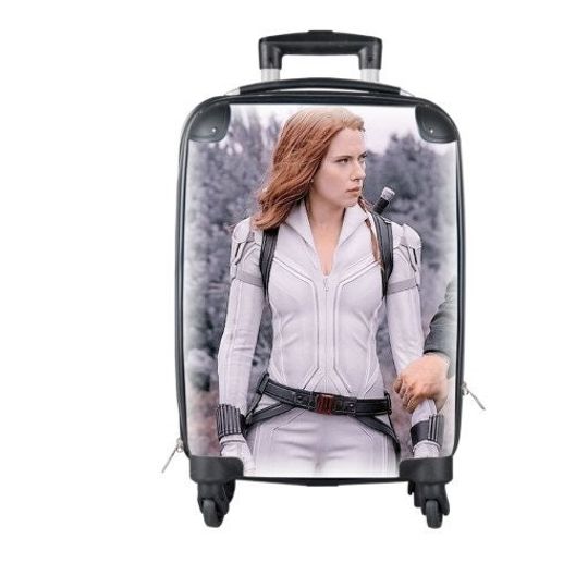 Black Widow Suitcase Cabin Luggage Natasha Romanoff Avengers Travelling Super Hero Gifts Birthday