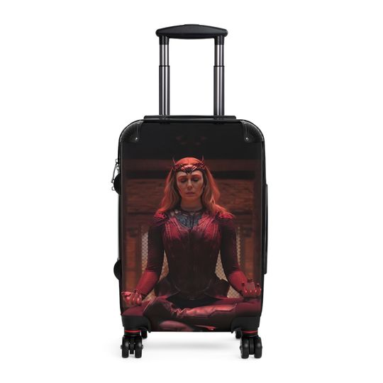 Scarlet Witch Suitcase Cabin Travelling Wanda Maximoff Avengers Super Hero Gifts Birthday Mothers Day Fathers Day