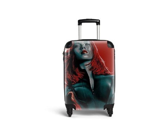 Black Widow Suitcase Cabin Luggage Natasha Romanoff Avengers Travelling Super Hero Gifts Birthday