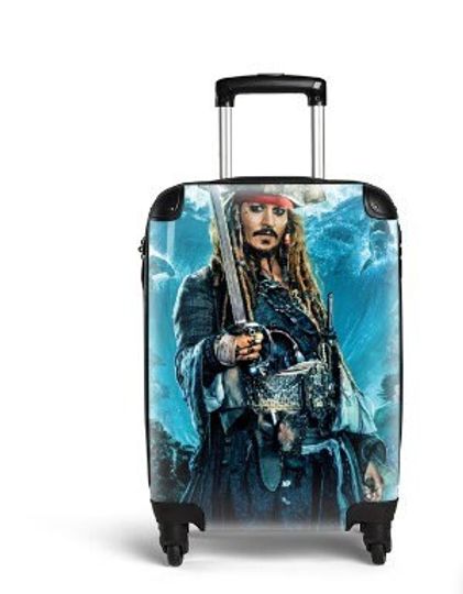 Johnny Depp Suitcase Jack Sparrow Cabin Travelling Super Hero Gifts Birthday Mothers Day Fathers Day
