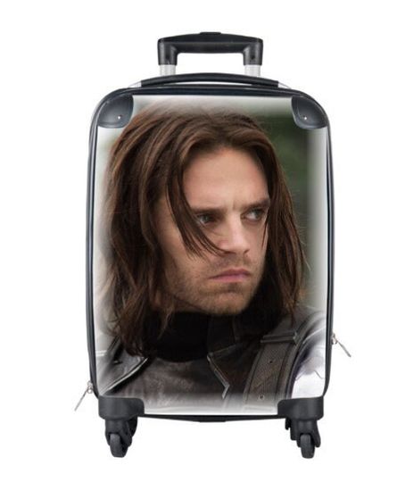 Winter Soldier Suitcase Cabin Avengers Luggage Travelling Super Hero Gifts Birthday Anniversary
