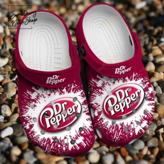 Dr Pepper Beer Inspired Clog Shoes, Gift for dad, father's day gift