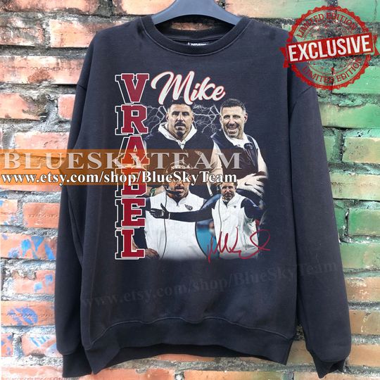 Vintage 90s Graphic Style Mike Vrabel Sweatshirt, Style Mike shirt, Retro Bootleg Gift New Design