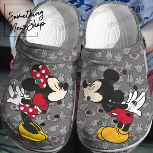 Step Into Fun Mickey Minnie Clogs, Cute cartoon clogs