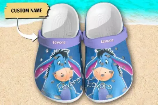Custom Donkey Clogs: Bear Movie Sandals, Cute Donkey Shoes, Magic World Shoes