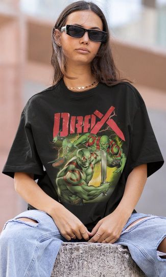 DRAX GUARDIAN of GALAXY | Drax the Destroyer Tshirt | Doctor Strange Cartoon Avengers