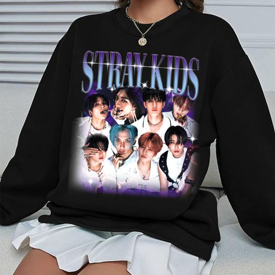 Stray Kids Kpop Sweatshirt, Stray Kids ROCK-STAR