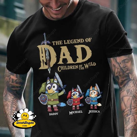 BlueyDad Legend Dad Shirt, BlueyDad Dad Shirt, Funny BlueyDad Shirt, Funny Father Day