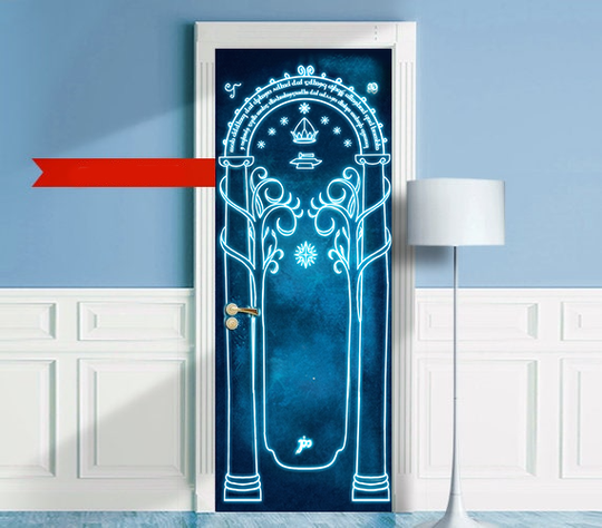 Magic Gates - Peel & Stick Door Mural Door Cover
