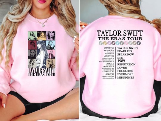 Eras Tour Sweatshirt, Eras Tour Concert Shirt, Eras Tour Movie Shirt