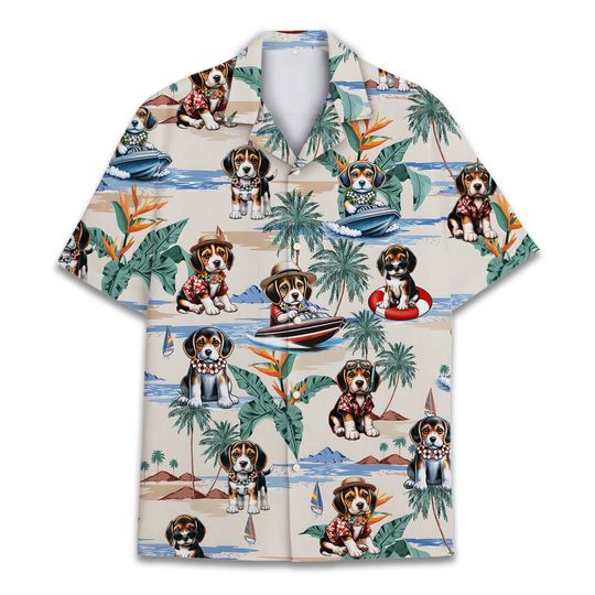Beagle Hawaiian Shirts For Men Women, Beagle Lover Shirt