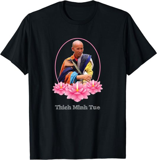 I Love Thich Minh Tue Buddha Black T-Shirt