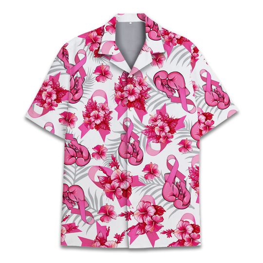 Breast Cancer Awareness Hawaiian Shirts, Breast Cancer Warrior Shirt