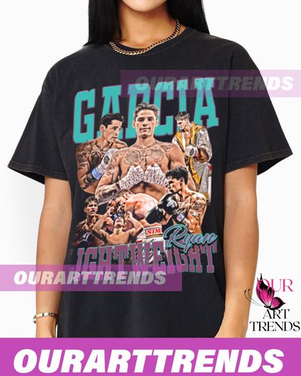 Ryan Garcia American Fighter T-shirt boxing Retro Champions Fans Sweatshirt Limited Classic Graphic Tee