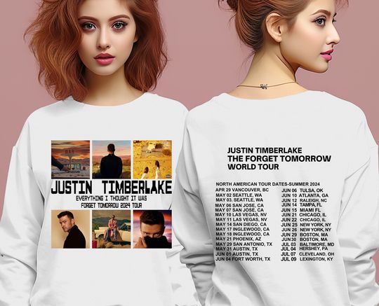 2024 Justin Timberlake Tour, Unisex Graphic Shirt, Justin Timberlake Concert Group T-Shirt