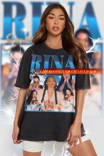 RINA SAWAYAMA Vintage Shirt, Rina Sawayama Homage Tshirt, Rina Sawayama Fan Tees