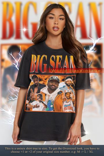 BIG SEAN Vintage Shirt, Big Sean Tshirt, Big Sean Rapper Shirt