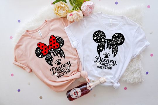 2024 Disney Family Vacation Shirt, Family Disney Matching Shirt, Custom Disney 2024 Shirt
