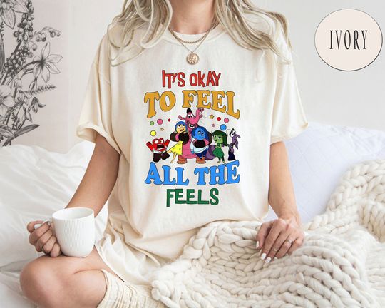 Disney Inside Out It's Okay To Feel All The Feels T-Shirt