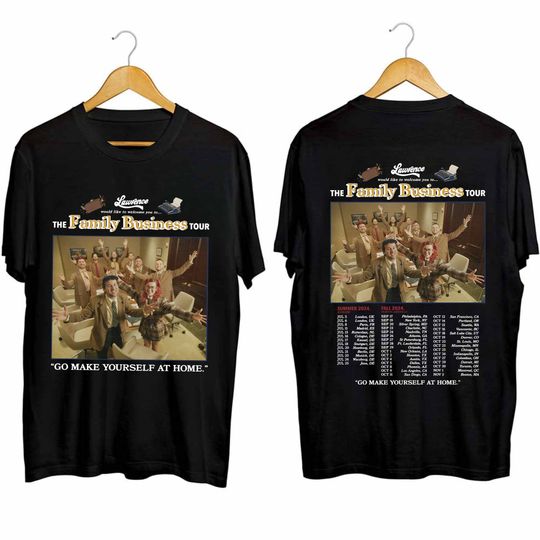 Lawrence - The Family Business Tour 2024 Double Sided Shirt