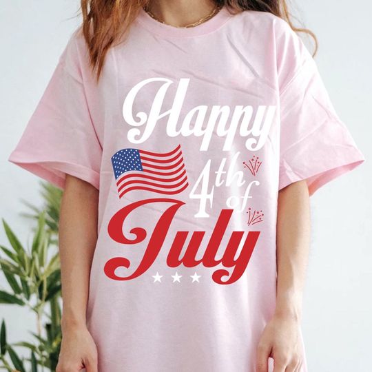 Happy Fourth 4th Of,4th Of July,America Flat Shirt