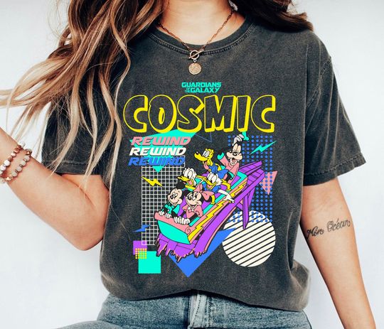 Mickey and Friends Shirt, Guardians of the Galaxy Cosmic Rewind T-shirt