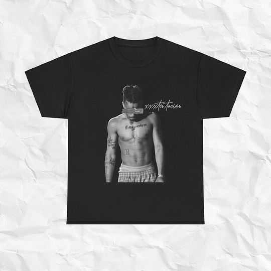 Inspired Vintage Rap Shirt, XXXTentacion Graphic Shirt, Hip-Hop Rap Graphic Tee