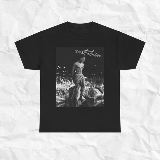 Inspired Vintage Rap Shirt, XXXTentacion Graphic Shirt, Hip-Hop Rap Graphic Tee
