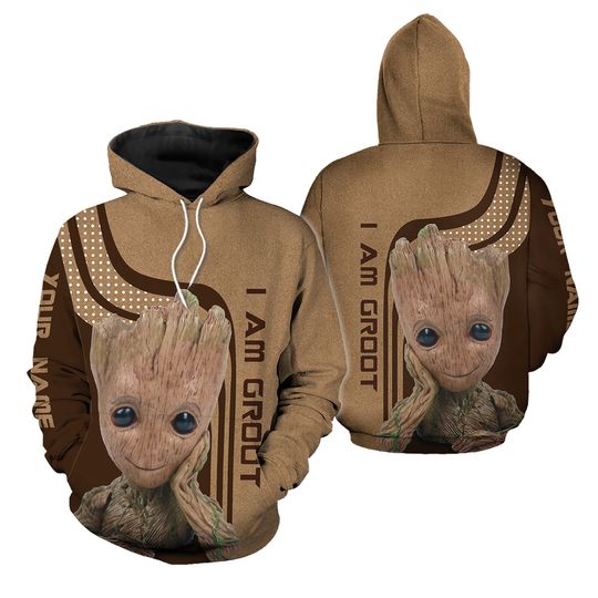 Personalized I'm A Groot I'm Tree Hoodie 3D All Over Print
