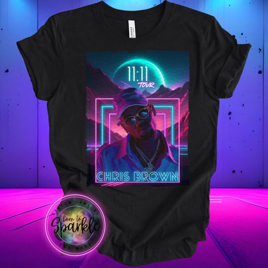 Chris Brown 11:11 Tour Unisex Graphic Tee, Chris Breezy, Team Breezy T-Shirt, gifts for Chris brown fans