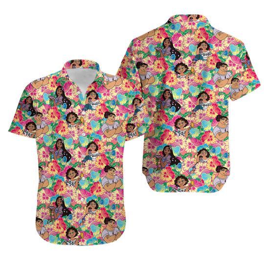 Encanto Sisters Hibiscus Hawaiian Shirt