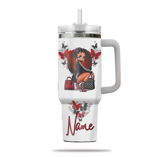 Personalized Betty Boop Movie Character 40oz Tumbler
