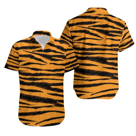 Animated Tiger 3D Hawaiian Shirt