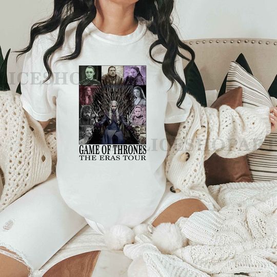 Game of thrones t-shirt print Eras Tour Shirt Game of thrones Shirt