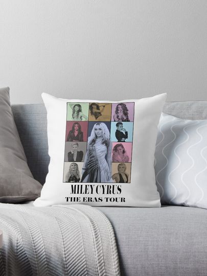 Miley Cyrus Eras Tour Pillow