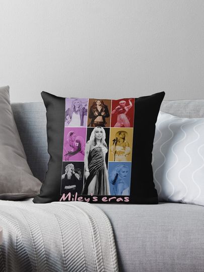 Miley Cyrus Eras Tour Pillow