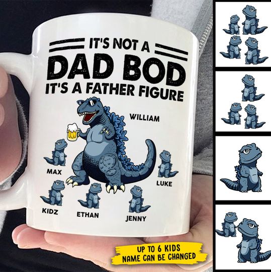 It's A Father Figure Not A Dad Bod Custom Gift For Father's Day Personalized Mug
