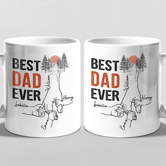 You Are The Best Papa Ever Custom Family Father's Day Dad Grandpa Personalized Mug