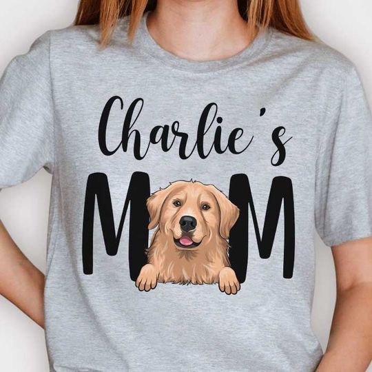 Dog Mom - Personalized Unisex T-shirt