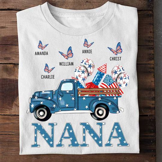 The Love For Family - Gift For 4th Of July - Personalized Unisex T-Shirt