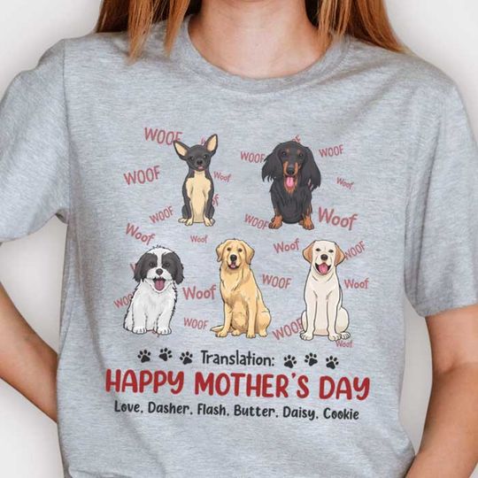 Translation: Happy Mother's Day - Gift For Mother's Day, Personalized Unisex T-shirt