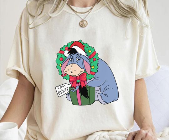 Disney Eeyore Christmas Light Shirt , Winnie The Pooh Eeyore Christmas Shirt