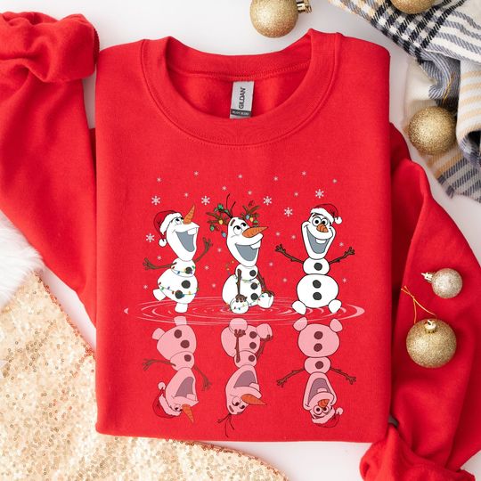 Disney Olaf Christmas Sweatshirt, Holiday Gift