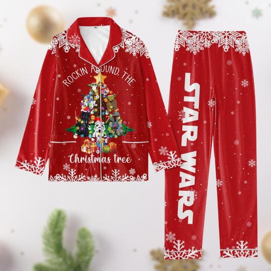Star Wars Christmas Pajamas Set, Disney Holiday Pajamas, Christmas Gifts