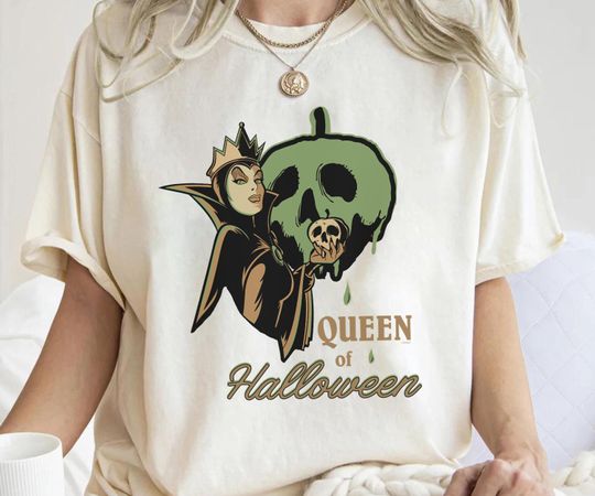 Disney Villains Snow White Evil Queen of Halloween Shirt, Disney Villains Snow White and Seven Dwarfs Shirt