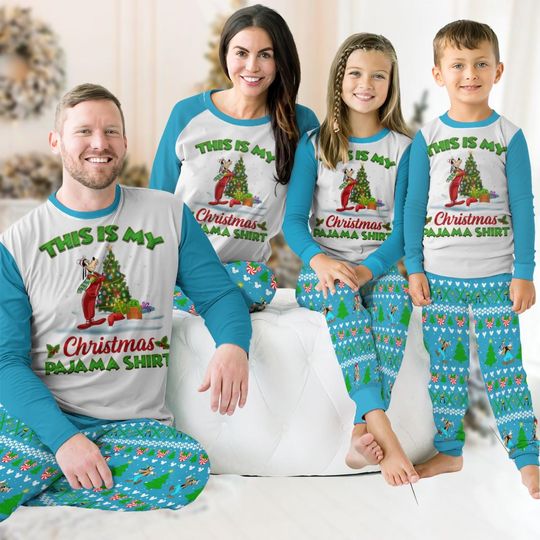 Christmas Goofy Pajamas Family, Disney Goofy Vintage