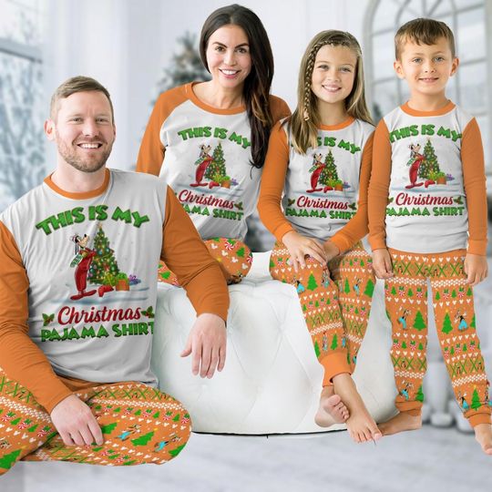 Christmas Goofy Pajamas Family, Disney Goofy Vintage